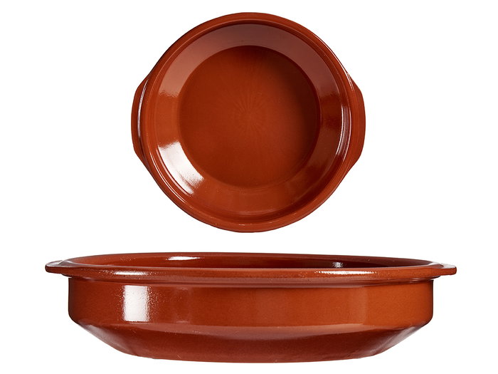 La Dehesa Cazuela Redonda Miel Barro Refractario Diámetro 38 cm (Set de 4)