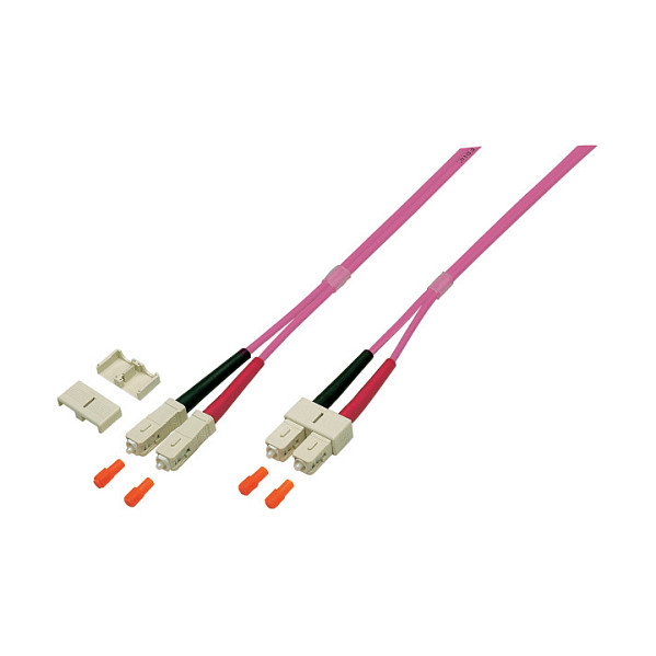 EFB Elektronik Cable de parcheo duplex OM4 SC-SC 0,5 m violeta EFB Elektronik Cable de parcheo duplex OM4 SC-SC 0,5 m violeta