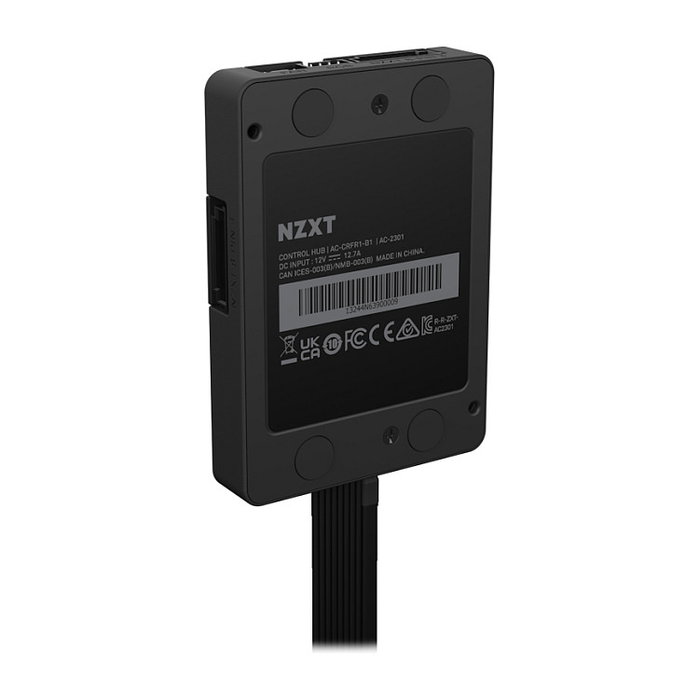 NZXT AC-CRFR1-B1 Controlador de velocidad de ventilador y HUB RGB Negro