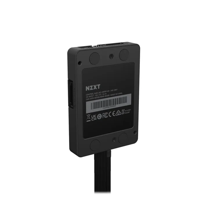 NZXT AC-CRFR1-B1 Controlador de velocidad de ventilador de 3 canales Negro NZXT AC-CRFR1-B1 Controlador de velocidad de ventilador de 3 canales Negro