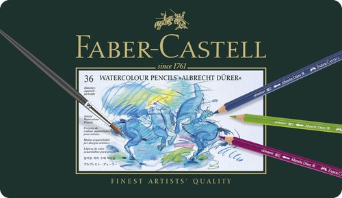 Faber-Castell Albrecht Dürer Lápices Acuarelables Estuche Metal 36 unidades