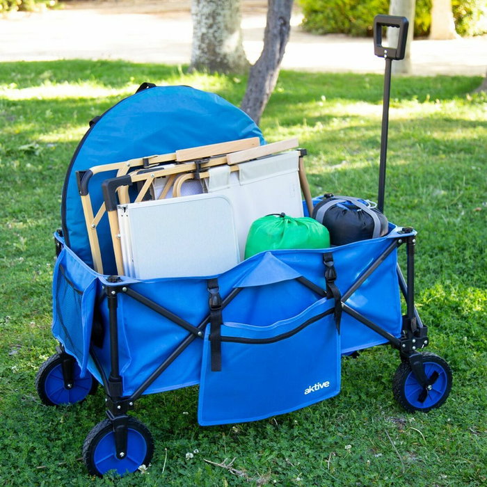 Color Baby Carro de Playa Plegable 88X47X53/108 Cm Con Bolsillo Lateral