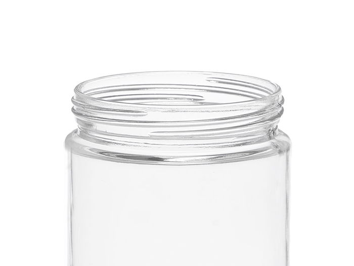 VIVALTO Tarro de Vidrio con Tapa de Acero, 1.7 L, Transparente, Dimensiones 11x22x11 cm (Set de 12)