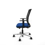 PIQUERAS Y CRESPO Silla de oficina Haches con mecanismo Sincro/Traslack Azul y Negro