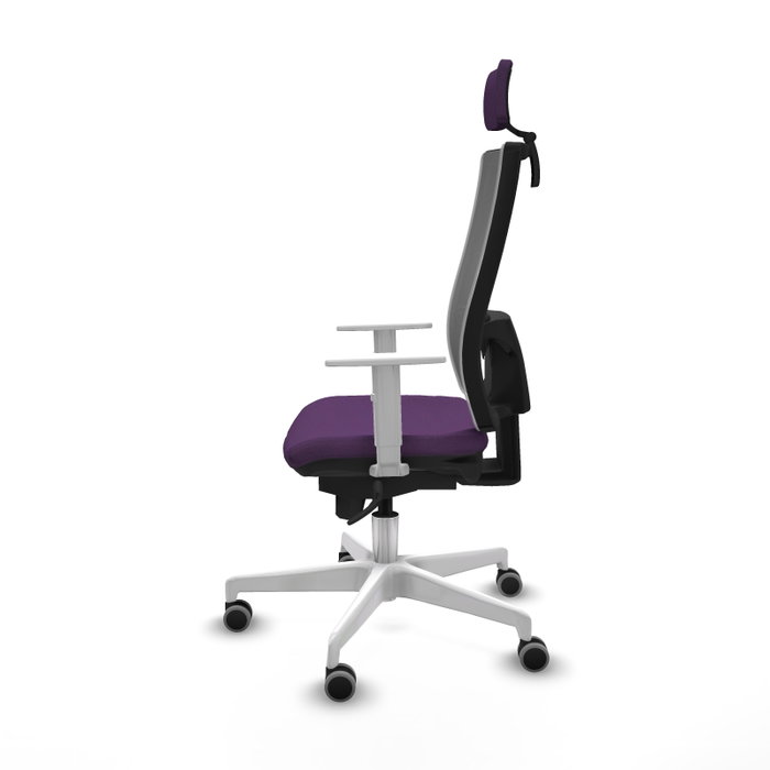 PIQUERAS Y CRESPO Silla de oficina Horna con mecanismo Sincro, Morado y Gris PIQUERAS Y CRESPO Silla de oficina Horna con mecanismo Sincro, Morado y Gris