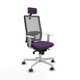 PIQUERAS Y CRESPO Silla de oficina Horna con mecanismo Sincro, Morado y Gris
