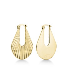 Rosefield Pendientes Sunray Hoops JSHG-J260 Dorado