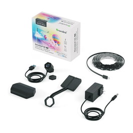 Nanoleaf Kit de tira de luces y espejo de pantalla 4D V2 Negro