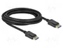 DeLOCK Cable DisplayPort 10K 60 Hz 54 Gbps 3 m Negro