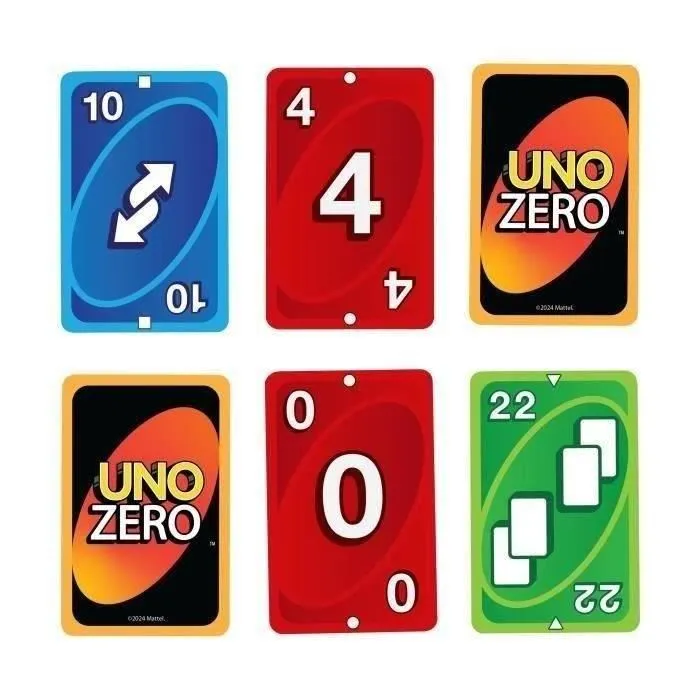 Mattel UNO Zero Juego de Cartas