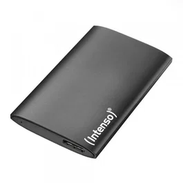 Intenso 3823461 Disco Duro SSD Externo 1 TB, USB 3.2 Gen 1, Aluminio, Negro, Velocidad 0.5 Gbit/s, Compatible con Windows y Mac