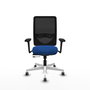 PIQUERAS Y CRESPO Silla de oficina Zulema Azul y Negro