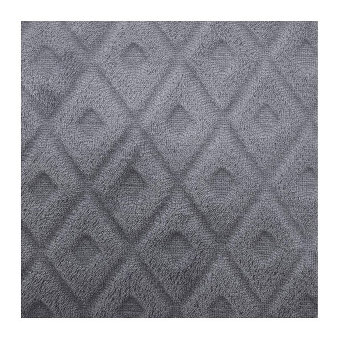 Atmosphera Cojín Modelo Flan 3D 40 x 40 cm Gris Oscuro Poliéster