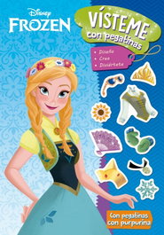 Disney Libros Frozen. Vísteme con pegatinas