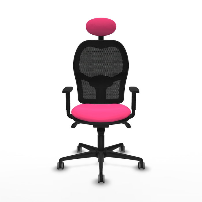PIQUERAS Y CRESPO Silla de oficina Jorquera Rosa y Negra PIQUERAS Y CRESPO Silla de oficina Jorquera Rosa y Negra