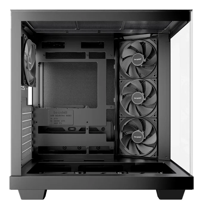 be quiet! Light Base 500 Caja PC Torre Media Gaming ATX Ventana Lateral ARGB Negro Sin Fuente Ref. BGW83