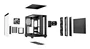 be quiet! Light Base 500 Caja PC Torre Media Gaming ATX Ventana Lateral ARGB Negro Sin Fuente Ref. BGW83