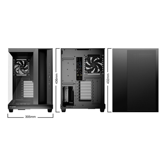 be quiet! Light Base 500 Negro