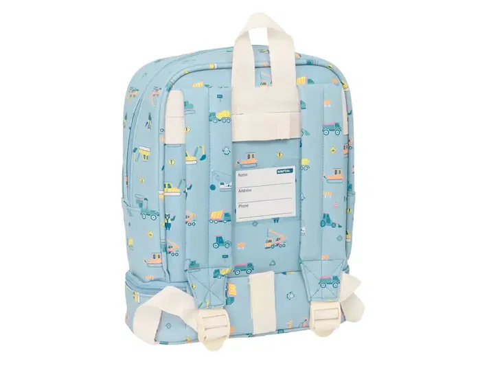 Safta Mochila infantil preescolar con asas, dimensiones 280x220x80 mm, colección Safta preescolar