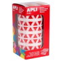 Apli Gomets Triangulares Rojos 10,5 mm Rollo de 6.136 Unidades