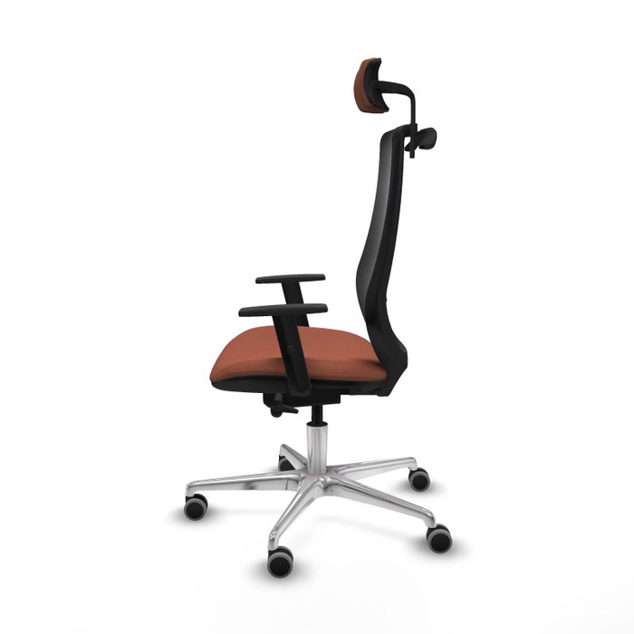 PIQUERAS Y CRESPO Silla de oficina Mardos con mecanismo Sincro/Traslack Marrón y Negro PIQUERAS Y CRESPO Silla de oficina Mardos con mecanismo Sincro/Traslack Marrón y Negro