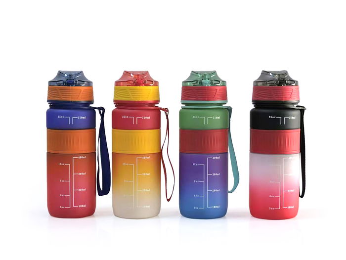 Inde Botella Sport Agua Multicolor 750Ml Bewinner (12 Unidades)