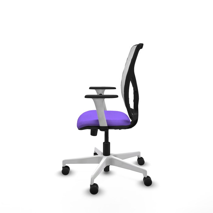 PIQUERAS Y CRESPO Silla de oficina Motilla con mecanismo Sincro, Lila y Blanco PIQUERAS Y CRESPO Silla de oficina Motilla con mecanismo Sincro, Lila y Blanco