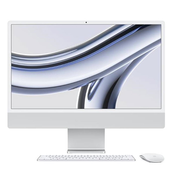 Apple iMac 24 Pulgadas Retina 4,5K M4 16GB 256GB SSD Plata Cristal Nanotexturizado