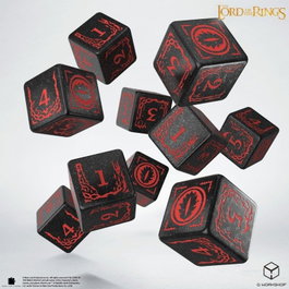 Q Workshop El Señor de los Anillos: Pack de 10 Dados D6 Mordor
