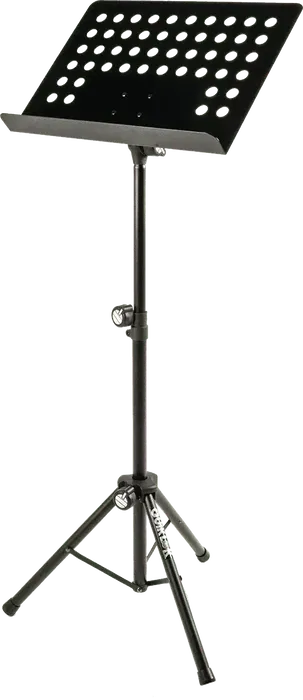 Quiklok Soporte Atril Orquesta Metal Large (Perforado) Con Funda, Altura Ajustable, Acero, Plegable 750-1290 mm