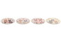 DKD Home Decor Salvamantel Shabby Multicolor Blanco 20 x 0.7 x 20 cm (12 Unidades)