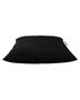 Atelier Del Sofa Cojín Pouf Negro 40x40 cm, Comodidad y Estilo para Interiores y Exteriores, Tejido Impermeable de Poliéster