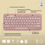 Logitech 920-011805 Teclado Inalámbrico Pebble Keys 2 M380s Bluetooth Fucsia
