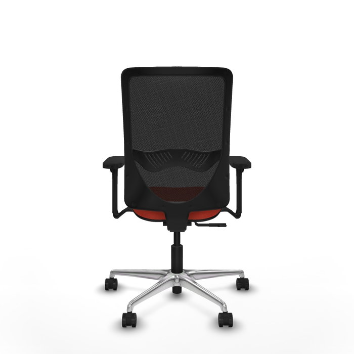 PIQUERAS Y CRESPO Silla de oficina Zulema con mecanismo Sincro, Naranja oscuro y Negro PIQUERAS Y CRESPO Silla de oficina Zulema con mecanismo Sincro, Naranja oscuro y Negro