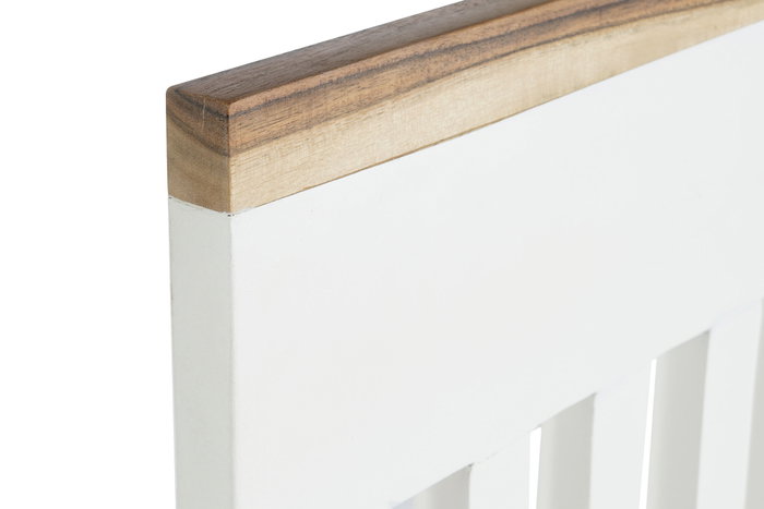 DKD Home Decor Cabecero Cama Urban Blanco Marrón 3 x 135 x 165 cm