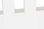 DKD Home Decor Cabecero Cama Urban Blanco Marrón 3 x 135 x 165 cm