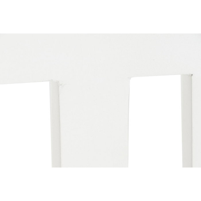 DKD Home Decor Cabecero Cama Urban Blanco Marrón 3 x 135 x 165 cm