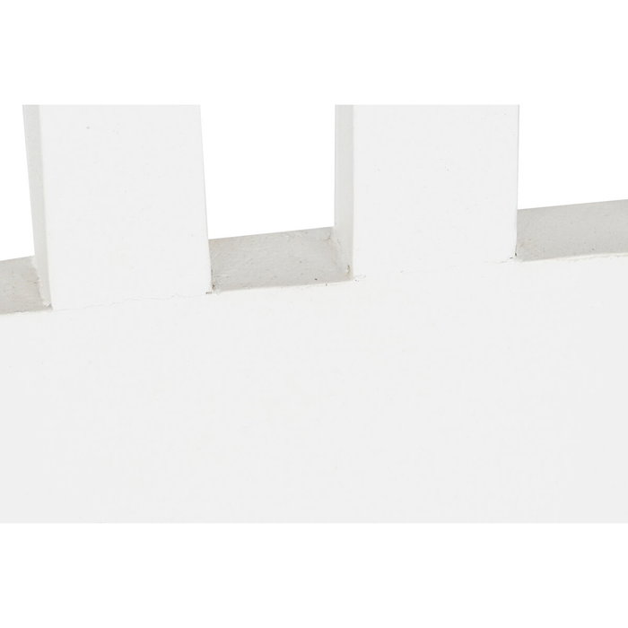 DKD Home Decor Cabecero Cama Urban Blanco Marrón 3 x 135 x 165 cm