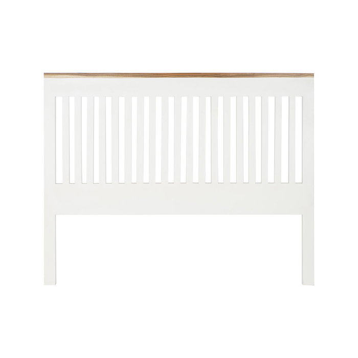 DKD Home Decor Cabecero Cama Urban Blanco Marrón 3 x 135 x 165 cm