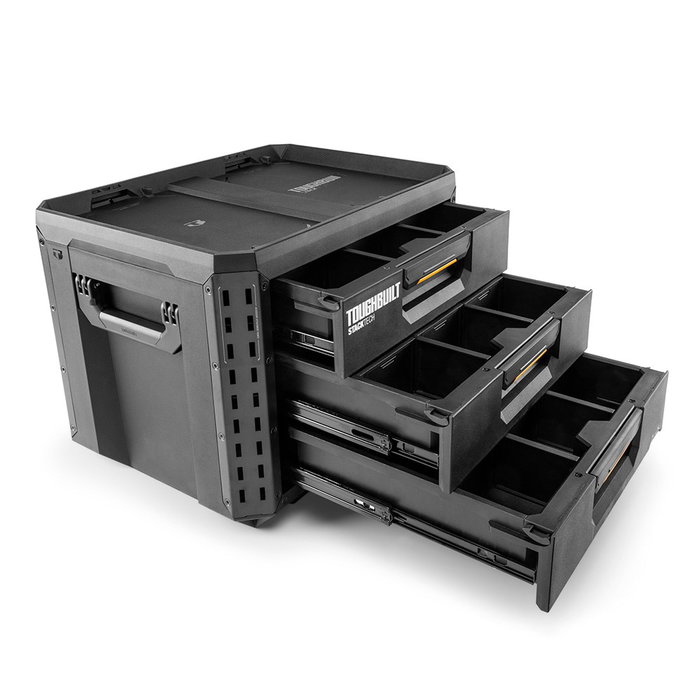 Toughbuilt Caja de herramientas XL con tres cajones Stacktech