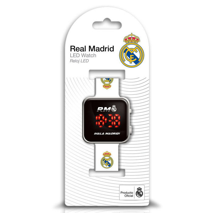 Kids Licensing Reloj digital LED Real Madrid con luz LED