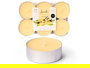 Acorde Set 6 Velas Tea Light Maxi 9h Vainilla 17.5x2.2x11.8cm (Set de 24)
