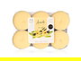 Acorde Set 6 Velas Tea Light Maxi 9h Vainilla 17.5x2.2x11.8cm (Set de 24)