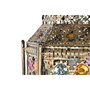 DKD Home Decor Lámpara de Techo Árabe en Metal y Acrílico Dorado