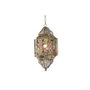 DKD Home Decor Lámpara de Techo Árabe en Metal y Acrílico Dorado