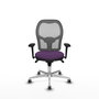 PIQUERAS Y CRESPO Silla de oficina Jorquera Morado/Gris