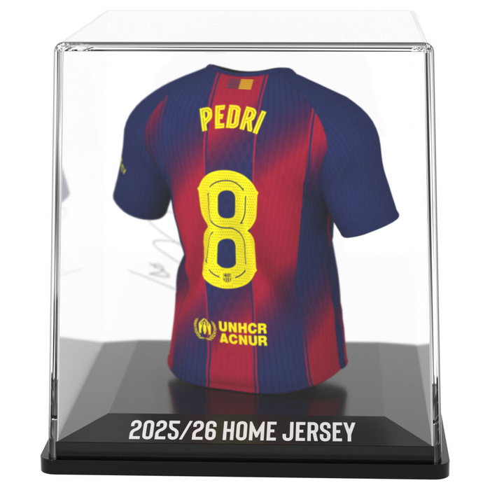 BANBO TOYS Figura Mini Camiseta Pedri FC Barcelona Vinilo Acrílico Plástico Biodegradable Estuche 9.5cm