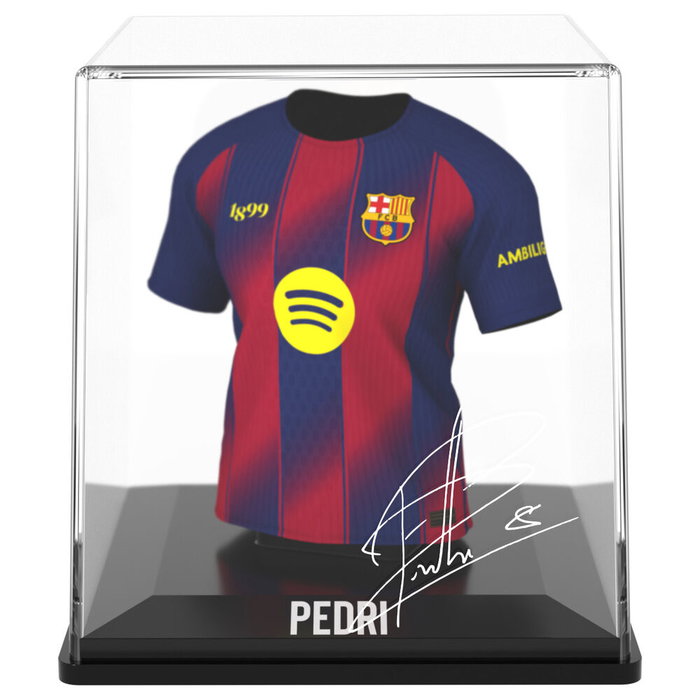 BANBO TOYS Figura Mini Camiseta Pedri FC Barcelona Vinilo Acrílico Plástico Biodegradable Estuche 9.5cm