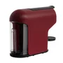 Delta Q QUICK Cafetera Semi-Automática de Cápsulas, 0.8L, Roja, Sistema para Café y Espresso, 1200W