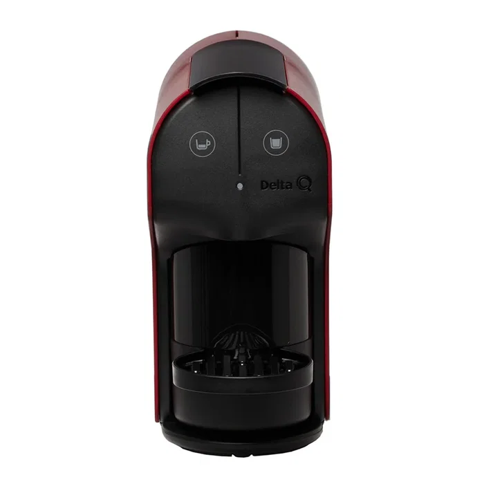 Delta Q QUICK Cafetera Semi-Automática de Cápsulas, 0.8L, Roja, Sistema para Café y Espresso, 1200W